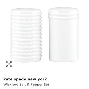 Kate Spade wickford salt and pepper shakers